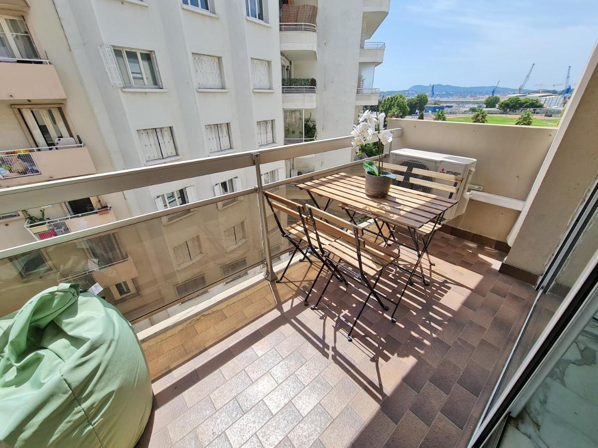 Gregbnb - T2 Pleine Ville - Climatise - Balcon - 1 Toulon Exterior photo